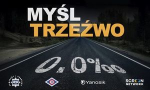 Grafika dotycząca akcji Kierowco - myśl trzeźwo!
