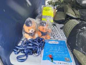 Policjanci biorący udział w pikniku charytatywnym