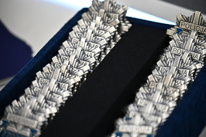 Policjanci podczas ślubowania