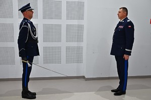 Policjanci podczas ślubowania