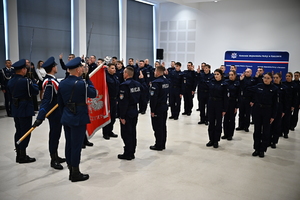 Policjanci podczas ślubowania