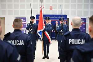 Policjanci podczas ślubowania