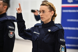 Policjanci podczas ślubowania