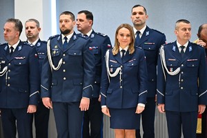 Policjanci podczas ślubowania