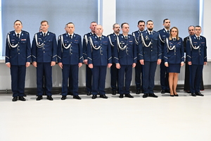 Policjanci podczas ślubowania