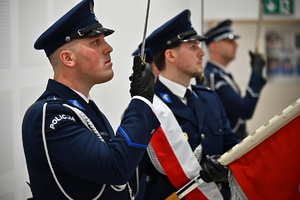 Policjanci podczas ślubowania
