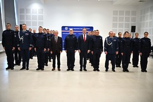 Policjanci podczas ślubowania