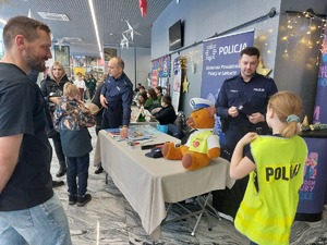 Policjanci z Łańcuta podczas finału WOŚP