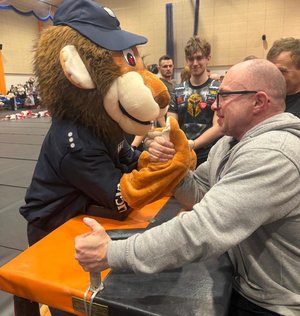 Policjanci z Niska podczas finału WOŚP