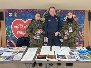 Policjanci z Przeworska podczas finału WOŚP