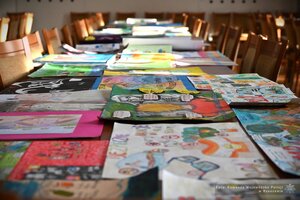 Prace z konkursu plastycznego pn. „Bezpieczne Wakacje 2025”