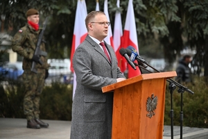 Uczestnicy obchodów Narodowego Dnia Pamięci Żołnierzy Armii Krajowej