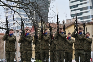 Uczestnicy obchodów Narodowego Dnia Pamięci Żołnierzy Armii Krajowej