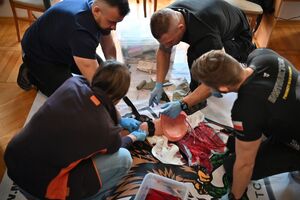 Uczestnicy podczas szkolenia