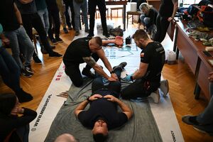 Uczestnicy podczas szkolenia