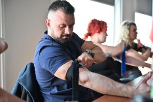 Uczestnicy podczas szkolenia