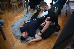 Uczestnicy podczas szkolenia