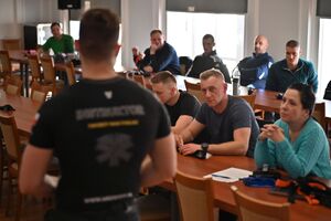 Uczestnicy podczas szkolenia