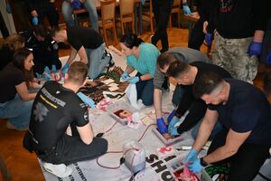 Uczestnicy podczas szkolenia