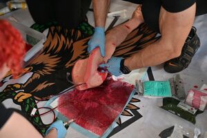 Uczestnicy podczas szkolenia