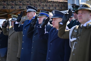 Uczestnicy obchodów Narodowego Dnia Pamięci Żołnierzy Wyklętych w Rzeszowie