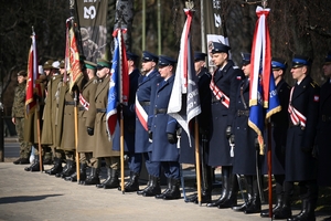 Uczestnicy obchodów Narodowego Dnia Pamięci Żołnierzy Wyklętych w Rzeszowie
