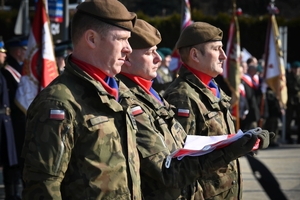 Uczestnicy obchodów Narodowego Dnia Pamięci Żołnierzy Wyklętych w Rzeszowie