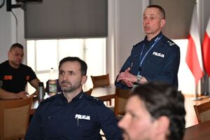 Uczestnicy podczas szkolenia z zakresu zagadnień praw człowieka