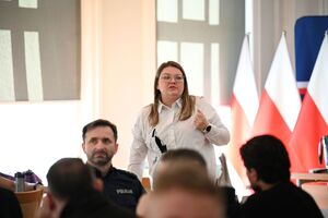 Uczestnicy podczas szkolenia z zakresu zagadnień praw człowieka