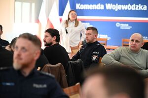 Uczestnicy podczas szkolenia z zakresu zagadnień praw człowieka