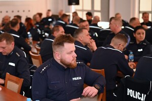 Funkcjonariusze podczas doskonalenia