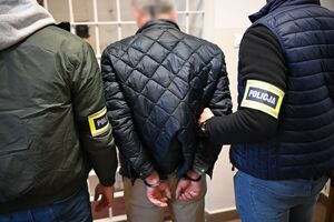 Funkcjonariusze podczas czynności