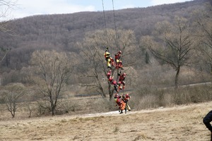 Kontrterroryści podczas ćwiczeń.