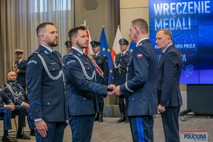 Podkarpaccy policjanci uhonorowani medalami im. podkomisarza Policji Andrzeja Struja
