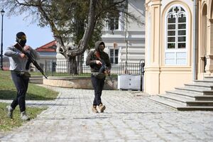 Policjanci podczas szkolenia