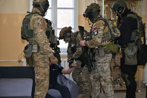 Policjanci podczas szkolenia