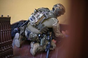 Policjanci podczas szkolenia