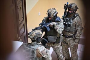 Policjanci podczas szkolenia