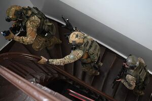 Policjanci podczas szkolenia