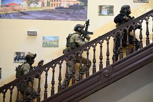 Policjanci podczas szkolenia