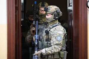 Policjanci podczas szkolenia