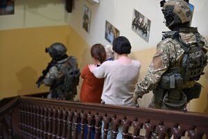 Policjanci podczas szkolenia