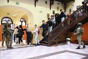 Policjanci podczas szkolenia