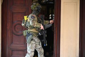 Policjanci podczas szkolenia