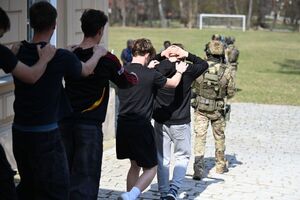 Policjanci podczas szkolenia