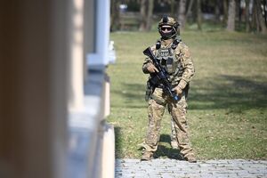 Policjanci podczas szkolenia