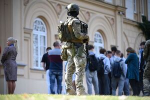 Policjanci podczas szkolenia