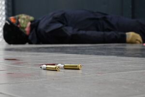 Funkcjonariusze podczas doskonalenia umiejętności