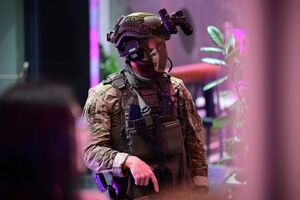 Funkcjonariusze podczas doskonalenia umiejętności