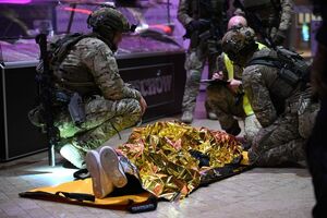 Funkcjonariusze podczas doskonalenia umiejętności